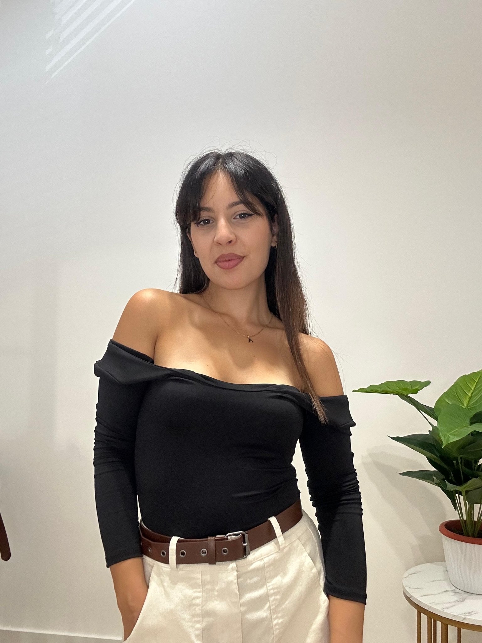 Body in lycra nero - AriGlamour