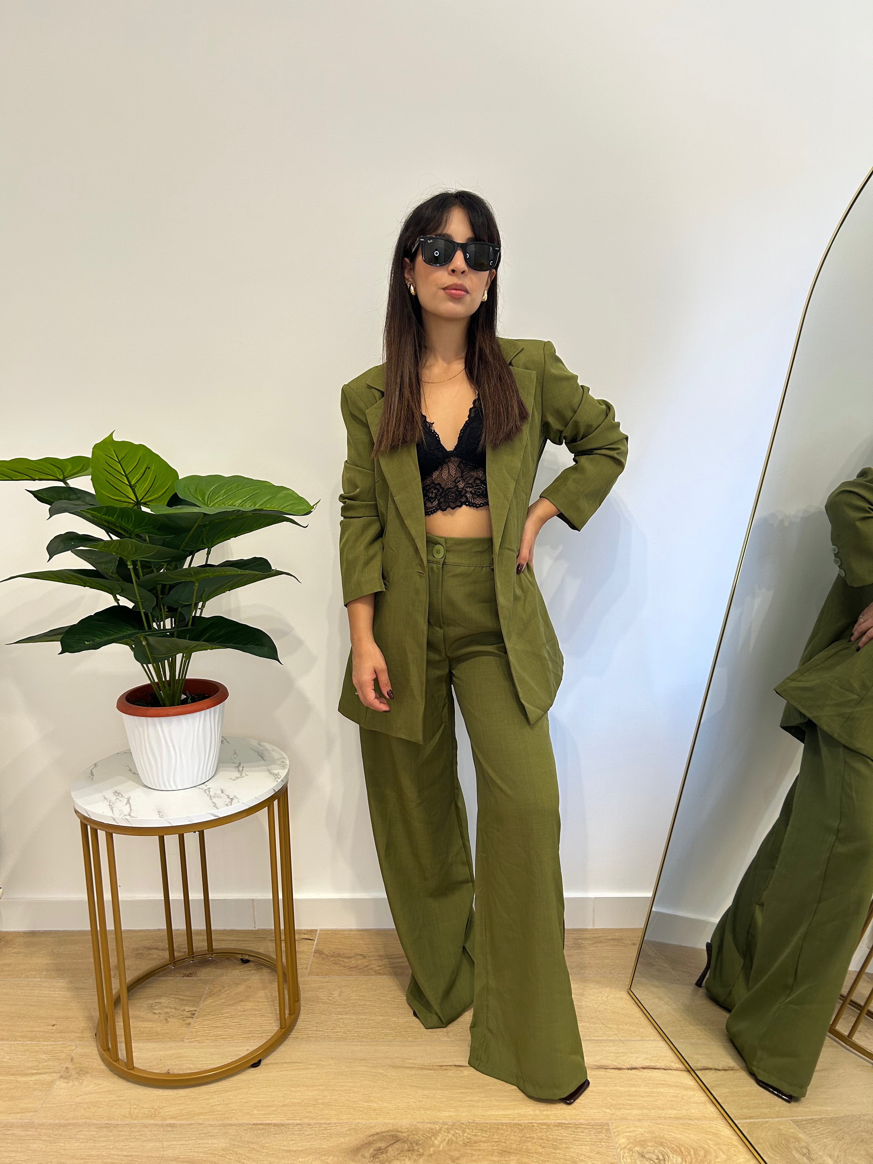 Coordinato classico verde
