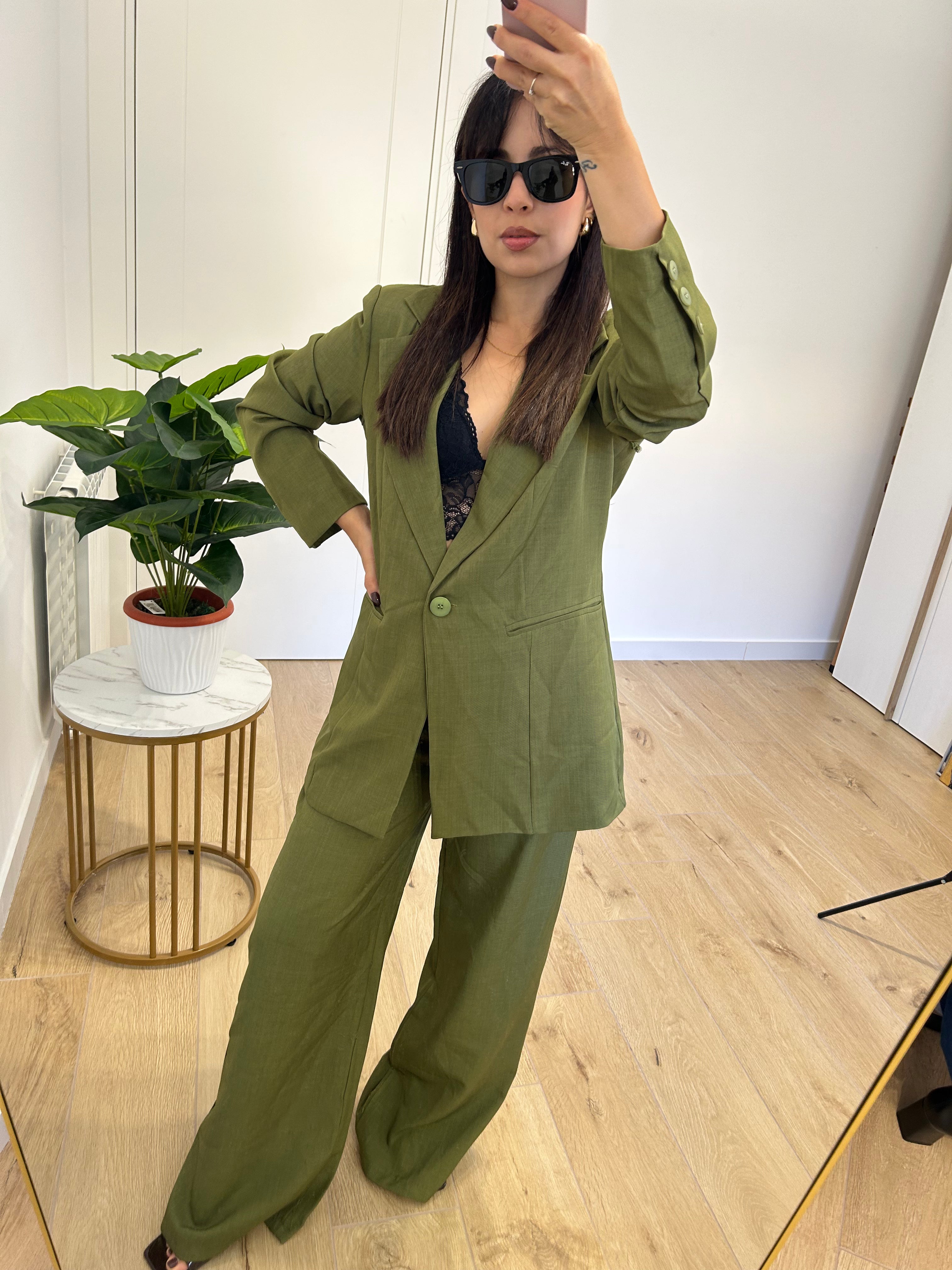 Coordinato classico verde